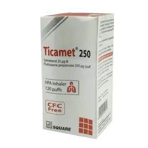 Ticamet HFA 250 Inhaler