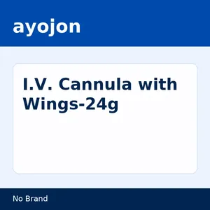 I.V. Cannula with Wings-24g