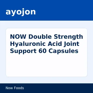 NOW Double Strength Hyaluronic Acid Joint Support 60 Capsules (Box of 60)