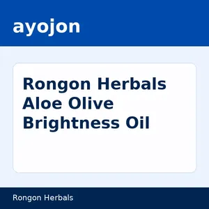 Rongon Herbals Aloe Olive Brightness Oil - রঙ্গন হারবাল এ্যালো অলিভ ব্রাইটনেস অয়েল