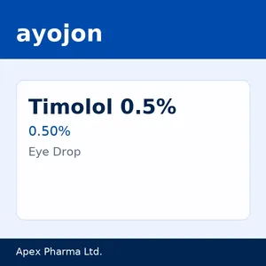 Timolol 0.5%