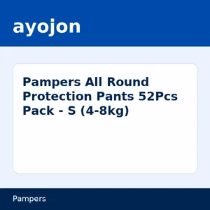 Pampers All Round Protection Pants 52Pcs Pack - S (4-8kg)