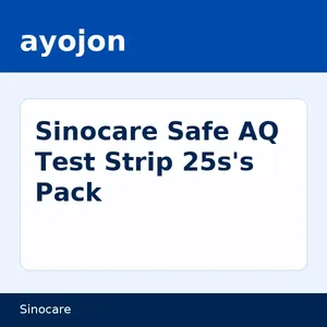 Sinocare Safe AQ Test Strip 25s's Pack