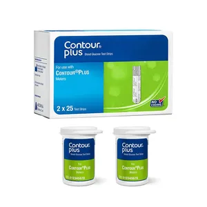 Contour Plus Blood Glucose Strip 25*2=50's Pack
