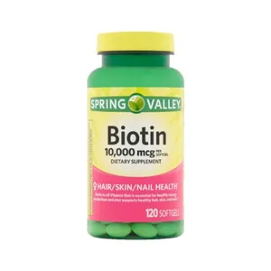 Spring Valley Biotin 10000mcg 120 Capsules (Box of 120)