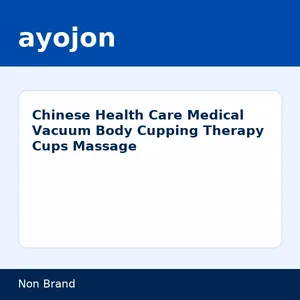 Chinese Health Care Medical Vacuum Body Cupping Therapy Cups Massage