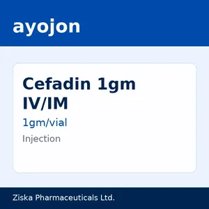 Cefadin 1gm IV/IM