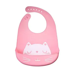 Silicone Baby Bibs Socub Comfortable Waterproof Bibs For Babies & Toddlers BPA Free With Food Catcher Pocket Sage Ether