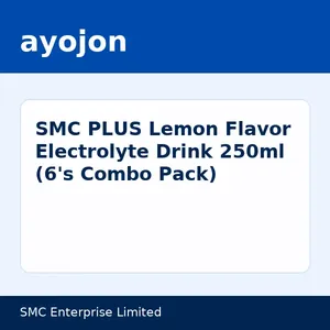 SMC PLUS Lemon Flavor Electrolyte Drink 250ml (6's Combo Pack)