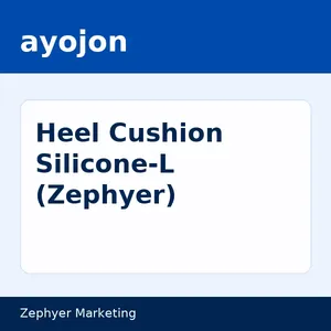 Heel Cushion Silicone-L (Zephyer)