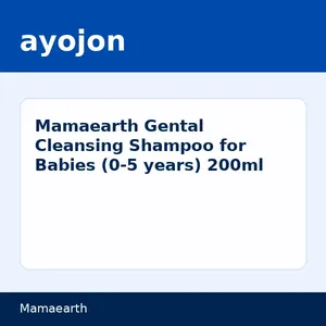 Mamaearth Gental Cleansing Shampoo for Babies (0-5 years) 200ml