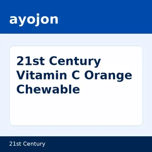 21st Century Vitamin C Orange Chewable (Box of 60)