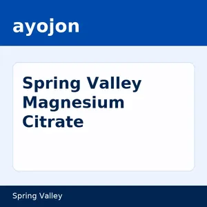 Spring Valley Magnesium Citrate (Box of 100)
