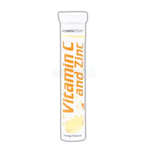 VitaminStore Vitamin C And Zinc Orange Flavour 20 Tablets (Box of 20)