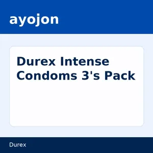 Durex Intense Condoms 3's Pack