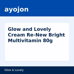 Glow and Lovely Cream Re-New Bright Multivitamin 80g