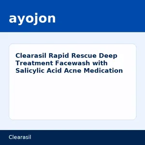 Clearasil Rapid Rescue Deep Treatment Facewash with Salicylic Acid Acne Medication