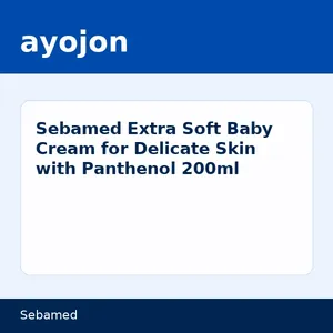 Sebamed Extra Soft Baby Cream for Delicate Skin with Panthenol 200ml
