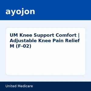 UM Knee Support Comfort | Adjustable Knee Pain Relief M (F-02)