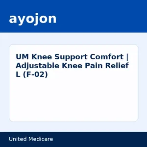 UM Knee Support Comfort | Adjustable Knee Pain Relief L (F-02)