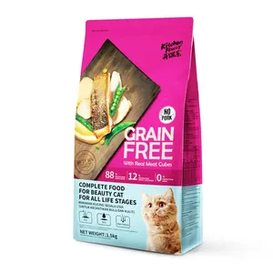 Kitchen Flavor Grain Free Beauty Complete Cat Food for All Life Stages -1.5kg