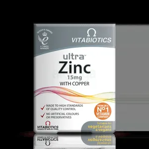 Vitabiotics Ultra Zinc 15mg With Copper 60 Tablets (Box of 60)