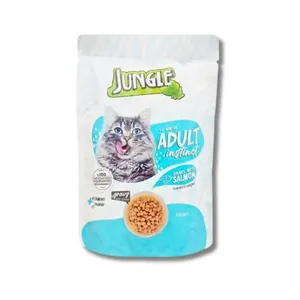 Jungle Adult Instinct Cat Food Salmon 100g Pouch