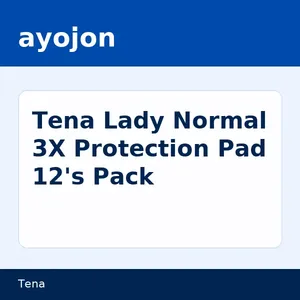 Tena Lady Normal 3X Protection Pad 12's Pack