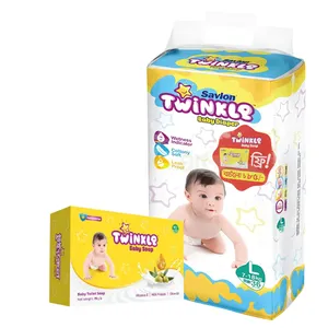 Savlon Twinkle Baby Belt Diaper Large 36pcs (Free Twinkle baby Soap)