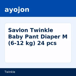 Savlon Twinkle Baby Pant Diaper M (6-12 kg) 24 pcs