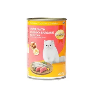 SmartHeart Cat Canned Tuna and Chunky Sardine 400g