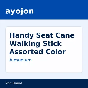 Handy Seat Cane Walking Stick Assorted Color