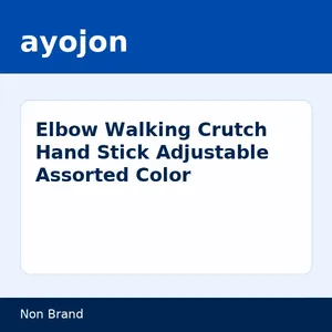 Elbow Walking Crutch Hand Stick Adjustable Assorted Color