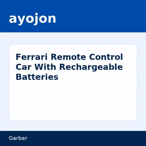 Ferrari Remote Control Car With Rechargeable Batteries