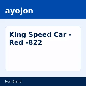 King Speed Car - Red -822