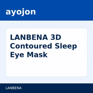 LANBENA 3D Contoured Sleep Eye Mask