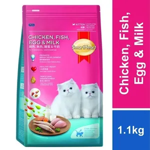 Smart Heart Kitten Food Chicken, Fish, Egg & Milk - 1.1kg