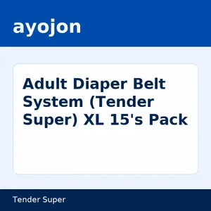 Adult Diaper Belt System (Tender Super) XL 15's Pack