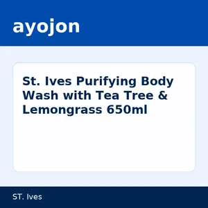 St. Ives Purifying Body Wash with Tea Tree & Lemongrass 650ml