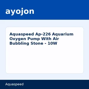 Aquaspeed Ap-226 Aquarium Oxygen Pump With Air Bubbling Stone - 10W