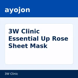 3W Clinic Essential Up Rose Sheet Mask