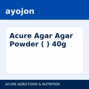 Acure Agar Agar Powder (একিউর আগার আগার পাউডার) 40g