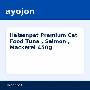 Haisenpet Premium Cat Food Tuna , Salmon , Mackerel 450g