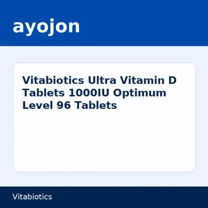 Vitabiotics Ultra Vitamin D Tablets 1000IU Optimum Level 96 Tablets