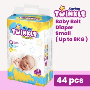 Savlon Twinkle Baby Belt Diaper S 44pcs (Upto 8kg)