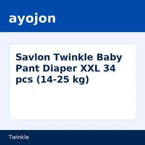 Savlon Twinkle Baby Pant Diaper XXL 34 pcs (14-25 kg)