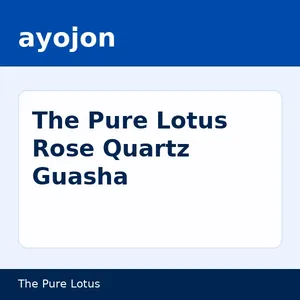 The Pure Lotus Rose Quartz Guasha