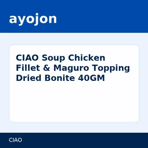 CIAO Soup Chicken Fillet & Maguro Topping Dried Bonite 40GM
