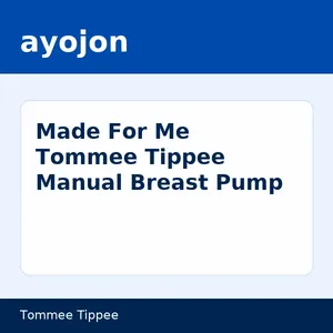 Made For Me Tommee Tippee Manual Breast Pump
