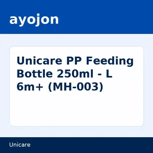 Unicare PP Feeding Bottle 250ml - L 6m+ (MH-003)